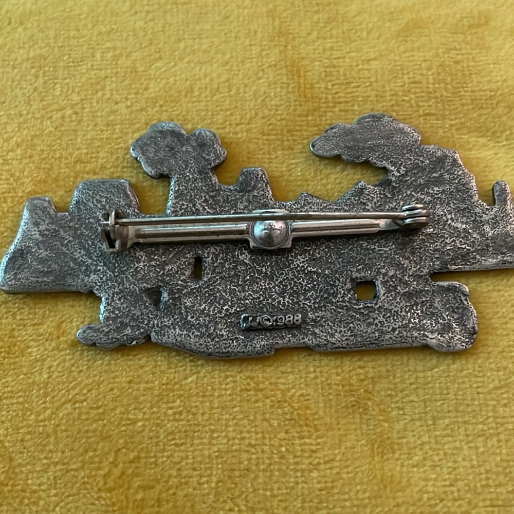 Silver Tone Brooch Pin Set - Picture 7 of 7